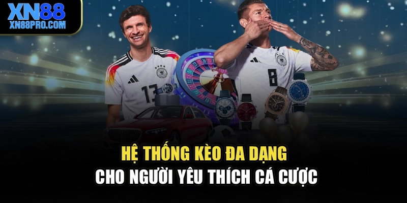 Hệ thống kèo đa dạng cho người yêu thích cá cược