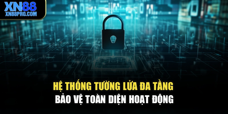 Hệ thống tường lửa đa tầng bảo vệ toàn diện hoạt động