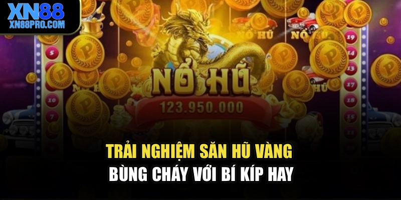 Trải nghiệm săn hũ vàng bùng cháy với bí kíp hay